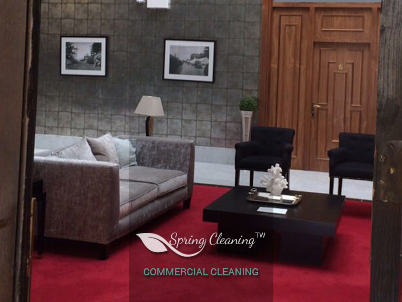 Clean office and commercial area
