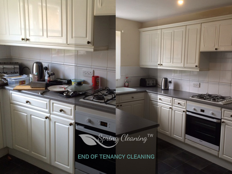 End of tenancy kitchen cleaning result