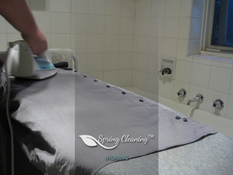 Professional ironing service result