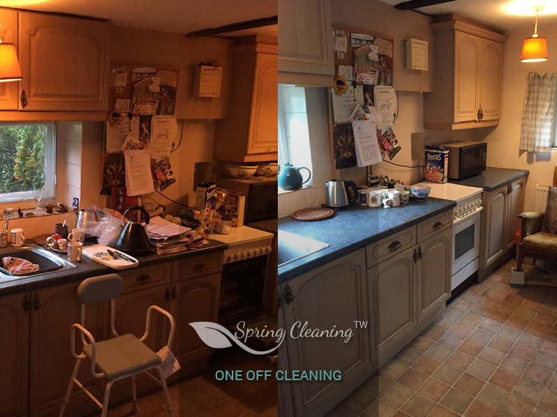 One-off home cleaning result