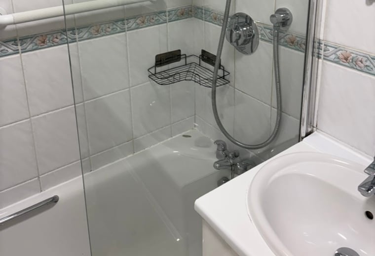 Bathroom reset after professional cleaning